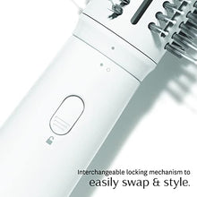Load image into Gallery viewer, T3 AireBrush Duo Interchangeable Hot Air Blow Dry Brush with Two Attachments – Includes 15 Heat and Speed Combinations, T3 IonFlow Technology, Volume Booster Switch, Lock-in Cool Shot