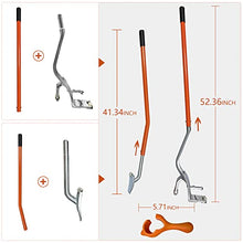Load image into Gallery viewer, HONYTA Tire Changer (3nd Edition Upgraded), 17.5" to 24" Tire Mount Demount Tool, Adapted to Aluminum and Steel Rims,Manual Tubeless Truck, Extra Bead Breaker Tire Changing Tool(Orange)