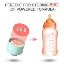 Load image into Gallery viewer, 1.ORIY Baby Milk Powder Formula Dispenser,Large Capacity,Non-Spill Twist-Lock Stackable Milk Powder Formula Container and Snack Storage for Travel,Powder Leakage Free,BPA Free,3 Compartment,Green