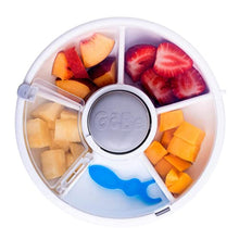 Load image into Gallery viewer, GoBe Kids Snack Spinner - Reusable Snack Container with 5 Compartment Dispenser and Lid | BPA and PVC Free | Dishwasher Safe | No Spill, Leakproof | for Toddlers, Babies, Home, Travel