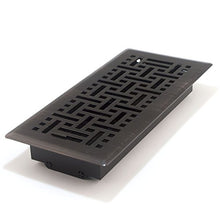 Load image into Gallery viewer, Accord Ventilation AMFRRBB212 Wicker Design Floor Register, Oil Rubbed Bronze, 2" x 12"