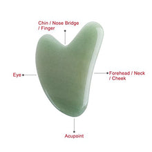 Load image into Gallery viewer, Rosenice Aventurine Gua Sha Scraping Massage Tools, Natural Stone Guasha Board for SPA Acupuncture Therapy Trigger Point Treatment (Gua sha Board)