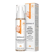Load image into Gallery viewer, DERMA E Acne Blemish Control Treatment Serum - Highly effective moisturizing acne treatment for face - Helps to fight against blemishes, blackheads, breakouts and cystic acne - Rebalances skin