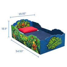 Load image into Gallery viewer, Delta Children Wood Toddler Bed, Nickelodeon Teenage Mutant Ninja Turtles