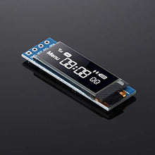 Load image into Gallery viewer, 2 Pieces I2C Display Module 0.91 Inch I2C OLED Display Module I2C OLED Screen Driver DC 3.3V - 5V (White Light)