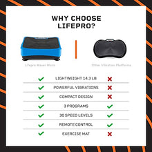 Load image into Gallery viewer, LifePro Waver Micro Whole Body Vibration Plate Exercise Machine - Portable Exercise Equipment for Whole Body Fitness, Lymphatic Drainage, Weight Loss - Vibration Platform Machine, Max Weight 220 lbs