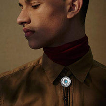 Load image into Gallery viewer, Thunaraz 4Pcs Bolo Tie for Men Western Leather Necktie Cow Skull Bolo Tie Halloween Costume Accessories Necktie Men Women