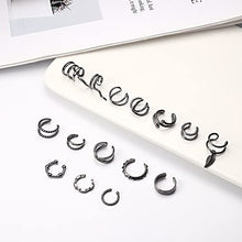 Load image into Gallery viewer, CASSIECA Women's Adjustable Non-Piercing Ear Cuffs Earrings Clip On Cartilage Helix Wrap Ear Jewelry Set