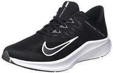 Load image into Gallery viewer, Nike Men's Quest 3 Running Shoes (Black/White-Iron Grey, 10.5)