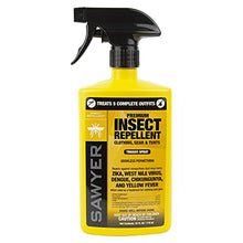 Load image into Gallery viewer, Sawyer Products SP657 Premium Permethrin Insect Repellent for Clothing, Gear & Tents, Trigger Spray, 24-Ounce