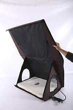 Load image into Gallery viewer, K&H Pet Products Outdoor Multi-Kitty A-Frame Chocolate 35 X 20.5 X 20 Inches Heated