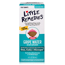 Load image into Gallery viewer, Little Remedies Gripe Water-No Alcohol, Sodium Bicarbonate, Artificial Color & Gluten Free-Safe for Newborns, 4 Fl. Oz (Pack of 1)