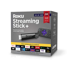 Load image into Gallery viewer, Roku Streaming Stick+ | HD/4K/HDR Streaming Device with Long-range Wireless and Voice Remote with TV Controls