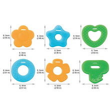 Load image into Gallery viewer, Baby Bandana Drool Bibs 6-Pack and Teething Toys 6-Pack Made with 100% Organic Cotton, Absorbent and Soft Unisex (Vuminbox) (6-Pack Unisex)