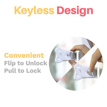 Load image into Gallery viewer, Sliding Door Lock for Child Safety (4-Pack) - Inaya - Child Proof Locks for Sliding Glass Doors, Windows, Closets & Cabinets. Safety Locks for All Your Home Openings.