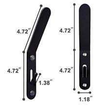 Load image into Gallery viewer, CLEAR STYLE Helmet Holder Hanger Rack with Jacket Hook and Keys Lock Wall Mount Accessories, High End C N C Metal Cutting