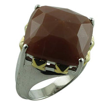 Load image into Gallery viewer, Carillon Certified Chocolate Moonstone Natural Gemstone Cushion Shape Engagement Ring 925 Sterling Silver (Rose Gold Plated) Jewelry For Women for Men