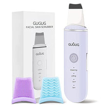 Load image into Gallery viewer, GUGUG Skin Scrubber Skin Spatula, Blackhead Remover with 4 Modes, Facial Scrubber Spatula