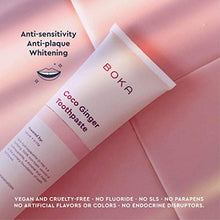 Load image into Gallery viewer, Boka Classic Kit with Nano-Hydroxyapatite for Remineralizing and Sensitivity, Fluoride-Free (Includes Coco Ginger Toothpaste 4oz, Ela Mint Floss 30 Yards, Classic Toothbrush White)