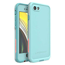 Load image into Gallery viewer, Lifeproof FRĒ SERIES Waterproof Case for iPhone SE (2nd gen - 2020) and iPhone 8/7 (NOT PLUS) - Retail Packaging - WIPEOUT (BLUE TINT/FUSION CORAL/MANDALAY BAY)