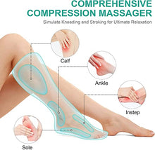 Load image into Gallery viewer, Medcursor Air Compression Leg Massager with Heat, Calf and Foot Massager for Circulation and Fatigue Relief, Home Office Use - 3 Modes, 3 Intensities 2 Heat, Grey