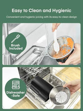 Load image into Gallery viewer, Juicer Machines, 600W Juicer Extractor with 3" Wide Mouth, Max Power 1200W, for Vegetable and Fruit with 3-Speed Setting, Easy to Clean