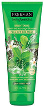 Load image into Gallery viewer, Freeman Brightening Peel Off Gel Facial Mask, Pore Refining and Brightening Beauty Face Mask with Green Tea, Orange Blossom, and Vitamin C, 6 oz