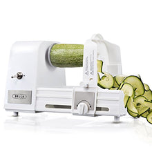 Load image into Gallery viewer, BELLA 4-in-1 Electric Spiralizer with Recipe Book, White