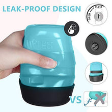 Load image into Gallery viewer, Pet Water Bottle for Dogs, dog water bottle foldable, Dog Travel Water bottle, Dog Water Dispenser, Lightweight & Convenient for Travel BPA Free 18 OZ. (Blue)