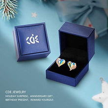 Load image into Gallery viewer, CDE Love Heart Necklace and Earrings Sets