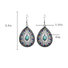 Load image into Gallery viewer, Beads Dangle Earrings for Women Drop Earring Handmade Bohemian Teardrop Earrings