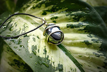 Load image into Gallery viewer, Raw Hematite Crystal Pendant Necklace – Grounding Balancing Joy Vitality Confidence Clarity Overwhelm - Authentic Stone on Adjustable Length Cord - Real Gemstone Chakra Healing Charm