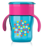 Load image into Gallery viewer, Philips Avent My Natural Drinking Cup 9oz, 2pk, Pink/Blue, SCF782/56