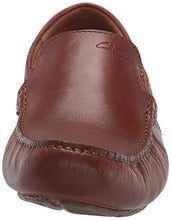 Load image into Gallery viewer, Clarks mens Markman Plain Driving Style Loafer, Dark Tan Leather, 10 US