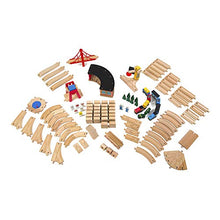 Load image into Gallery viewer, Melissa & Doug Wooden Railway Set