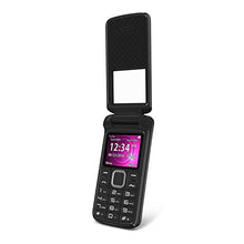 Load image into Gallery viewer, BLU Zoey Flex 3G Z170L Unlocked GSM (AT&T + T-Mobile) Dual-SIM Flip Phone w/Quick-Glance Window - Black
