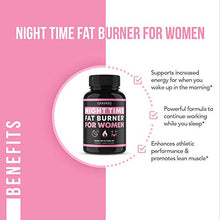 Load image into Gallery viewer, Havasu Nutrition Night Time Fat Burner for Women | Sleep Aid, Appetite Suppressant, and Metabolism Booster for Detox & Cleanse | Healthier Weight Loss | 60 Vegetarian Weight Loss Pills for Women