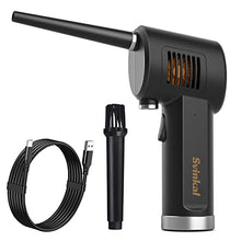 Load image into Gallery viewer, Svinkal Air Duster, Handheld Cordless Air Duster, Air Blower Rechargeable, Electric Compressed air Gun Battery Operation, for Cleaning Computer Keyboard Camera Lego Toys.
