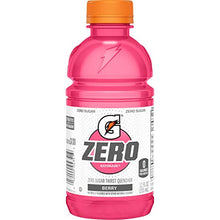 Load image into Gallery viewer, Gatorade G Zero, Berry, 12 Fl Oz (pack of 12)