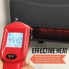 Load image into Gallery viewer, Heat Storm Phoenix HS-1500-PHX, Infrared Space Heater with Attachable Feet, Remote Control, Energy Efficient-750-1500 Watts, Gray Floor or Wall