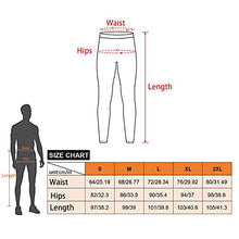 Load image into Gallery viewer, MEETWEE Thermal Pants for Men, Winter Base Layer Long Johns Compression Tights Wintergear Cold Weather for Heat Retention (Grey+Blue, Large)