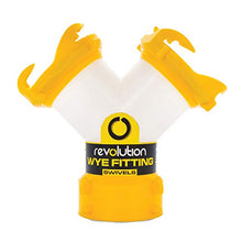 Load image into Gallery viewer, Camco 39629 Revolution Translucent Wye Fitting -Connects Two Sewer Hoses with Lug Fittings the Same Dump Station, Odor Tight Connection