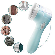 Load image into Gallery viewer, Feeke Lint Remover, Electric Clothes Sweater Fabric Shaver, Portable, Quickly and Effectively for Couch, Blanket, Curtain, Socks, Legging, Wool, Cashmere, Battery Operated, Sky Blue