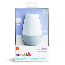 Load image into Gallery viewer, Munchkin Shhh Portable Baby Sleep Soother Sound Machine and Night Light