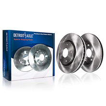 Load image into Gallery viewer, Detroit Axle - Front Disc Brake Rotors w/Ceramic Brake Pads, Hardware Replacement for 2003-2011 Ford Lincoln Mercury Town Car, Grand Marquis, Marauder, Crown Victoria - 6pc Set