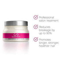 Load image into Gallery viewer, Hairfinity Hair Strengthening Amino Treatment Masque - Hydrating Hair Mask and Deep Conditioner Cream for Dry Damaged Hair with Hydrolyzed Collagen, Keratin, Vegetable Protein for Growth, 8 oz