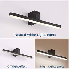 Load image into Gallery viewer, CWH&WEN Simple Wall Cabinet Lamp, AC110-240V LED Mirror Front Light, Modern Waterproof Anti-Fog Bathroom Mirror Lamp, 8W 40Cm,50cm 12w