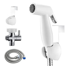 Load image into Gallery viewer, Hand Held Bidet Attachment for Toilet – 4 Ft. Hose Handheld Bidet Sprayer for Toilet – Toilet Bidet Sprayer for Intimate Care, Cloth Diapers, Toilet Cleaner – Bathroom Accessories by Purrfectzone
