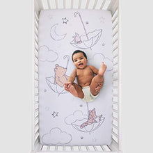 Load image into Gallery viewer, Disney Winnie The Pooh - Classic Pooh - Ivory, Tan & White Photo Op Fitted Crib Sheet, Tan, White, Grey , 28x52x8 Inch (Pack of 1)