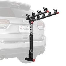 Load image into Gallery viewer, Allen Sports Deluxe Locking Quick Release 4-Bike Carrier for 2" Hitch, Model 542QR, Black